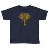 tribal print elephant geometric gold animals cool Toddler T-shirt