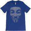 v for vendetta mask guy fawkes cool girls womens cotton t shirt dw01 T-Shirt