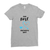 Our First Mother's Day! Baby Boy Ladies Fitted T-Shirt