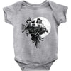 ride the raven Baby Onesie