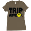 trip advisor Ladies Fitted T-Shirt