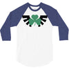 zelda logo treffle trois feuilles 3/4 Sleeve Shirt