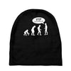 banksy funny human evolution indie Baby Beanies