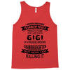 Super Cool Gigi Of A Freaking Awesome Granddaughter Tank Top