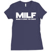 milf man i love to fart Ladies Fitted T-Shirt