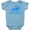 my boys can swim Baby Onesie