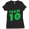 team 10 Ladies Fitted T-Shirt