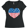 usa flag Women's Triblend Scoop T-shirt