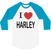 i love harley 3/4 Sleeve Shirt