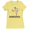 racquetball Ladies Fitted T-Shirt