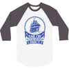 Sailor Life Is Adventure Dare It 3/4 Sleeve Shirt
