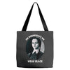 on wednesdays we wear black Tote Bags