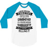 Super Cool Grandmother Of A Freaking Awesome Granddaughter 3/4 Sleeve Shirt