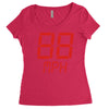 back to the future movie inspired tshirt Women's Triblend Scoop T-shirt