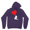 bird love heart animal graph note music party pop art gift Hoodie