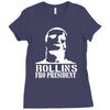 rollins for president Ladies Fitted T-Shirt