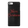 merry christmas red glitter iPhone 7 Case