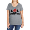 campfire Ladies Curvy T-Shirt