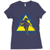 link in action Ladies Fitted T-Shirt