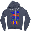 grover hello Zipper Hoodie