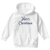 merry christmas colorful glitter Youth Hoodie