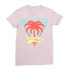 California Summer Ladies Fitted T-Shirt