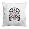 god's gym Throw Pillow