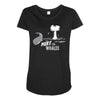 nuke the whales Maternity Scoop Neck T-shirt