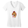 the lion 01 Women's V-Neck T-Shirt