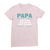 papa the man the myth the legend Ladies Fitted T-Shirt