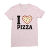 i Love Pizza Ladies Fitted T-Shirt