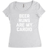 beer run cardio Women's Triblend Scoop T-shirt