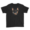 blue and tan frenchie Youth Tee