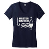 master baiter Women's V-Neck T-Shirt