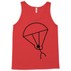 stick man skydiving Tank Top