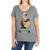 go vegan 5 Ladies Curvy T-Shirt
