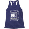 vintage made in 1960 perfectly aged a living legend Racerback Tank