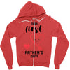 Our First Father's Day! Baby Girl Zipper Hoodie