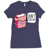 no judging! Ladies Fitted T-Shirt