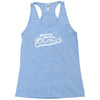 never get bored in bedford Racerback Tank