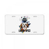 who loves lhasa apso License Plate