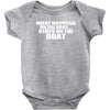 What Happens On The Boat...Stays On The Boat Baby Onesie