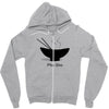 Pho Sho gif riceback Zipper Hoodie
