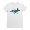 Prince Dinosaur Ladies Fitted T-Shirt