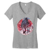 life is strange before the storm red raven Women's V-Neck T-Shirt