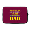 soldier dad Laptop sleeve