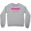 superwoman fighting diabetes Crewneck Sweatshirt