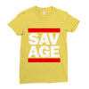 Martinez Twins savage Ladies Fitted T-Shirt