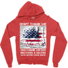 Veteran Don't Thank Me Thank My Brothers &amp; Sister Zipper Hoodie