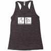 push button receive bacon Racerback Tank